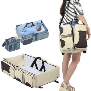 3in1 Diaper Bag Baby Travel Bassinet Mummy Messenger Bag