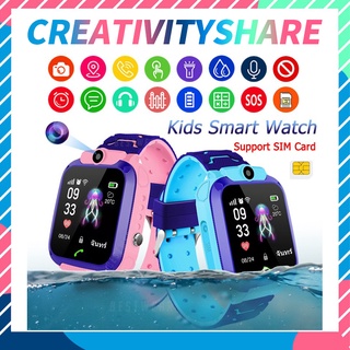 Support 2G network original Q12 Kids Smart Watch phone smartwatch hand boy girls Touch