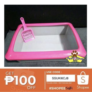 Cat Litter Box with Free Scooper!
