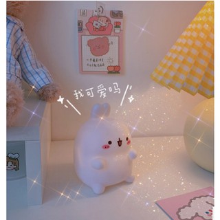<24h delivery> W&G Cartoon Creative Night Light Unplugged Bunny Decoration Bedroom Bedside Lamp (2)