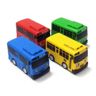 [Spot] Mini bus, pull back sliding school bus can open the door, early education intellectual toy set