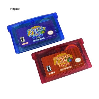【RAC】2Pcs Zelda Oracle of Seasons/Ages Game Card for Nintendo GBA Game Boy Advance