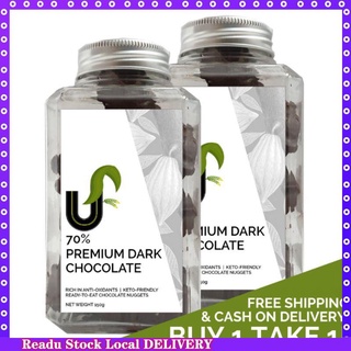 【available】BUY 1 TAKE 1 -70% Premium Dark Chocolate 2 x 150g (Ready-to-Eat & Keto-friendly)