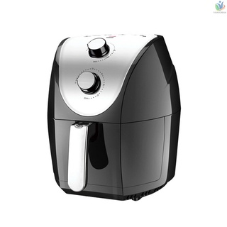 Air Fryer 1500W 4.8L Electric Hot Air Fryers Oven Oil Free Nonstick Cooker Knob Control Air Fryer with Double Pot