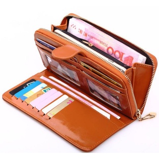 Korean Leather Multifunction Cellphone long Wallet