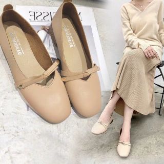 Korean Lady Doll Shoes Women Black Shoes Office Loafers (5)