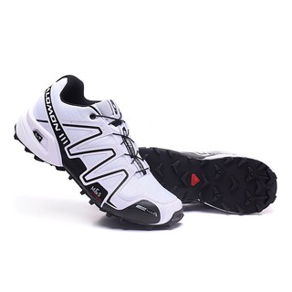 Unisex Salomon Speed Cross 3 Running Shoes White Black (4)