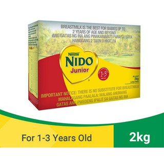 Nestle NIDO Junior Advanced Protectus 1.6kg OR 2kg Formula Powder Milk For Children 1-3 Years Old