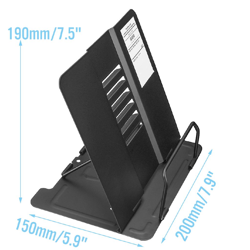 Portable Steel Book Stand Bookstand Simple Design Adjustable (8)