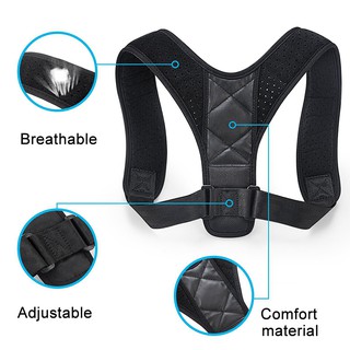 Posture Corrector Adjustable Back Shoulder Correction Brace Belt Clavicle Fracture Support (4)