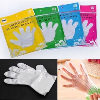 100pcs/pack high quality disposable plastic gloves