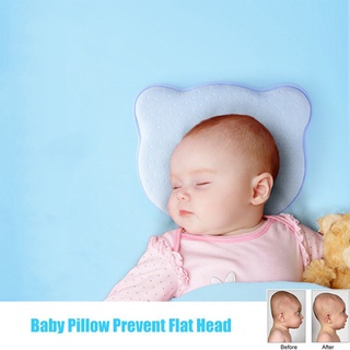 【New Stock】Memory Cotton Breathable Infant Baby Shaping Pillow Prevent Flat Head Sleeping Support (1)