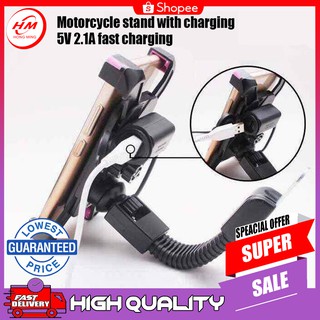 ZJTP Motor Cellphone Holder With USB Charger for motor bike
