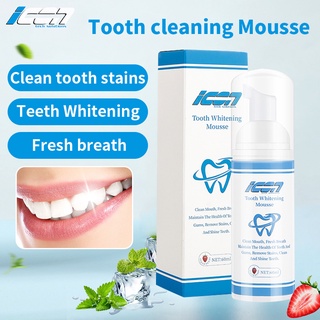 ICON Fresh Shiny Tooth-Cleaning Mousse Toothpaste Teeth whitening Oral Care