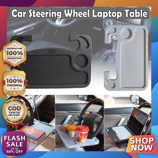 Top Sale Original Car Steering Wheel Desk Mount Portable Laptop Universal Table Food Tray Cup Holder