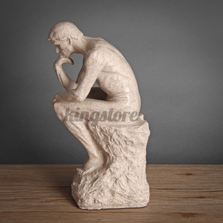 The Sand Stone Marble Abstract Handcarved Statue Art Sculpture Figurine Thinker (2)