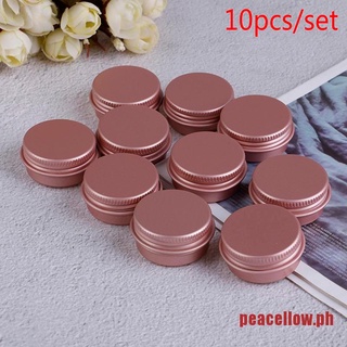 PEACE 10ps Empty Aluminum Pot Jars Cosmetic Containers With Lid Eye cream Aluminum box
