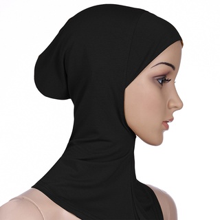 Women Lady Ninja Head Cover Cotton Muslim Headscarf Inner Hijab Caps Islamic Underscarf Ninja Hijab