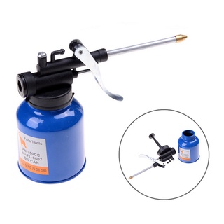 250ml Manual High Pressure Pump Oiler Oil Can Sprayer For Lubricants RDBD ☆MkHomemall365