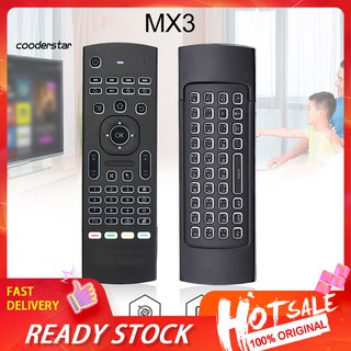 ✾RXSC✾MX3 2.4G Wireless Remote Control Air Mouse Keyboard for X96 H96 Android TV Box