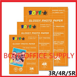 BOYE Ordinary Glossy Photo Paper 230gsm 3R/4R/5R (20sheets)