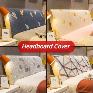 Universal Headboard Cover All-inclusive Bed Quilted Head Cover Soft Bed Back Anti-Dust Protector (1)