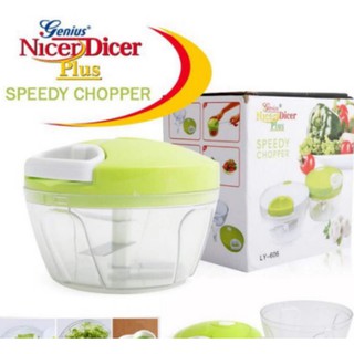Kitchen Spiral Food Speedy Chopper dicer Meat Fruit Cutter