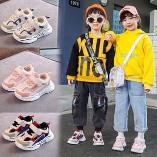 COD Toddler Infant Kids Baby Girls Boys Mesh Breathable Lace Up Soft Shoes Sneakers Ready Stocks