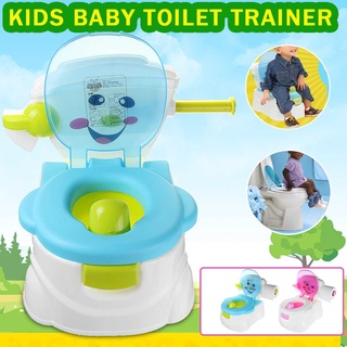 2 in 1 Children's Pot Soft Baby Potty Plastic Road Pot Infant Potty Training Cute Baby Toilet Safe
