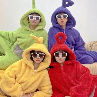 Teletubbies Cosplay Costume Plush Unisex Halloween Party Performance Party Needs Dipsy Laa Po Tinky Winky Cute