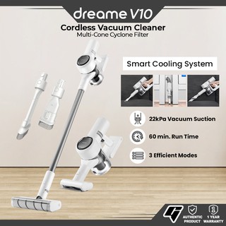 Dreame V10 Cordless Vacuum Cleaner 22000Pa Suction 60 Min. Run Time with HEPA Filter EU Version