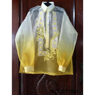 Barong tagalog monochromatic color w/out lining