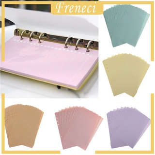 40 Sheets A5/A6 6 Holes Binder Diary Notebook Planner Loose Leaf Filler Inner Refill Paper for Office School Stationery