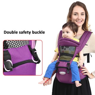 Baby Carrier Infant Comfortable Breathable Multifunctional Sling Backpack Hip Seat Carrier (4)