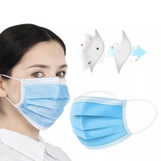 3 Ply Disposable Protective Surgical Face Mask 50 PIECES With Box