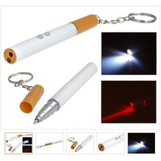 vNNy New LED Laser Pointer Flashlight Light Keychain Practical