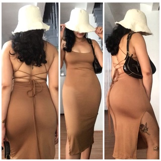 ZBCO | Bodycon fitted sexy backless knitted high quality dress