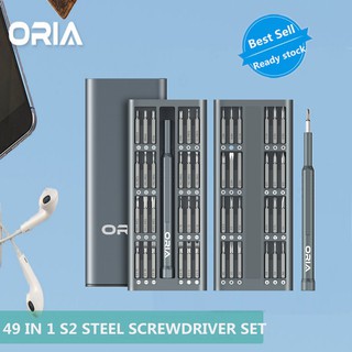 {12.12 SALE} ORIA 49 in 1 Precision Screwdriver Set Electronics Repair Tool Kit for Repair Phone & iPad