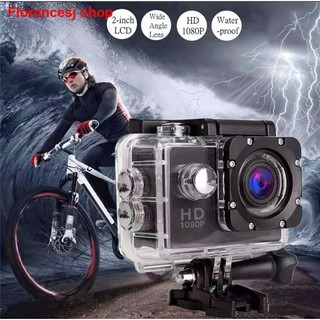 ☊∏A7 Motorcycle Recorder Bicycle Recorder HD 1080P 2.0 LCD Screen Sports Action Camera with Waterpro