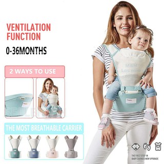 BAONEO Breathable Baby Carrier With Hip Seat