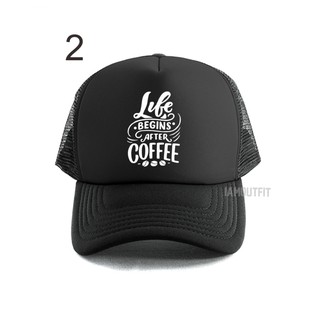 Trucker Hat Trucker Nets Typography Barista Quotes Coffee Words Addict