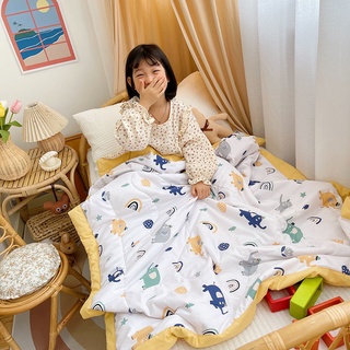 Child Air Conditioner Quilt Washable Cotton Summer Thin Baby Quilt Nap Comforter Kindergarten Baby Summer Blanket (3)