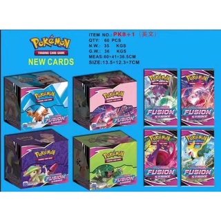 YCH toys Pokemon Cards new FUSION&STRIKE 36 Bags Sealed Booster Box Trading Card Game