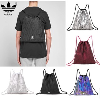 Adidas Issey Miyake Backpack men and women Student Schoolbag Backpack 3D Geometric Diamond Single Shoulder Diagonal Chest Bag (2)