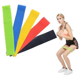 Elastic Resistance Loop Band Stretchy Crossfit GYM Sport Exercise Yoga Fitness Progress Budget Bands