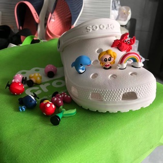 Crocs 3D three-dimensional Jibbitz cartoon shoe flower random style (1 piece) hole shoe accessories