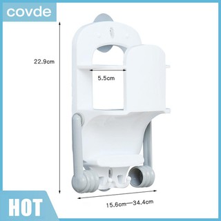 covde◡̈ Kitchen Tissue Holder Roll Paper Hanger Rack Bathroom Toilet Storage Accessories (7)