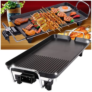 Electric grill portable grill household smokeless non-stick electric grill large capacity intelligen