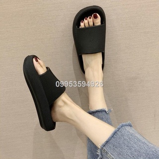 Summer cute cartoon indoor slippers female home non-slip soft thick bottom outer wear couple beach s
