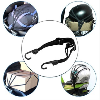motorcycle bag◄2 Hooks Motorcycles Strength Retractable Helmet Luggage Elastic Rope